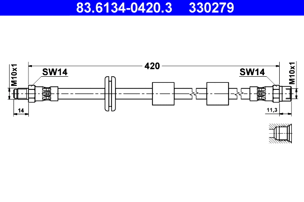 Brake Hose (83.6134-0420.3)
