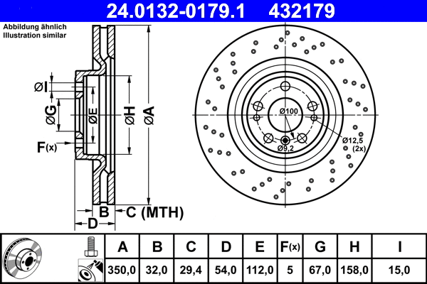 Brake Disc (24.0132-0179.1)