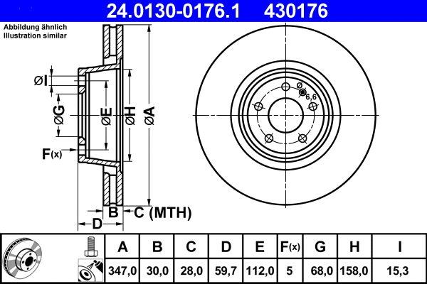 Brake Disc (24.0130-0176.1)