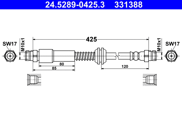 Brake Hose (24.5289-0425.3)