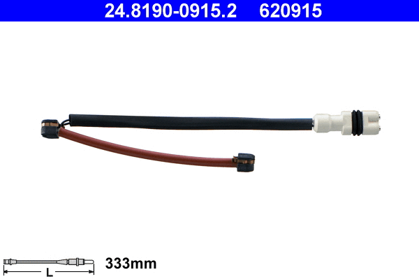 Warning Contact, brake pad wear (24.8190-0915.2)