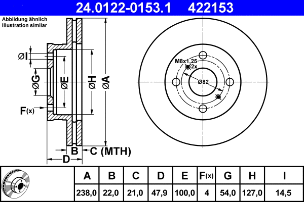 Brake Disc (24.0122-0153.1)