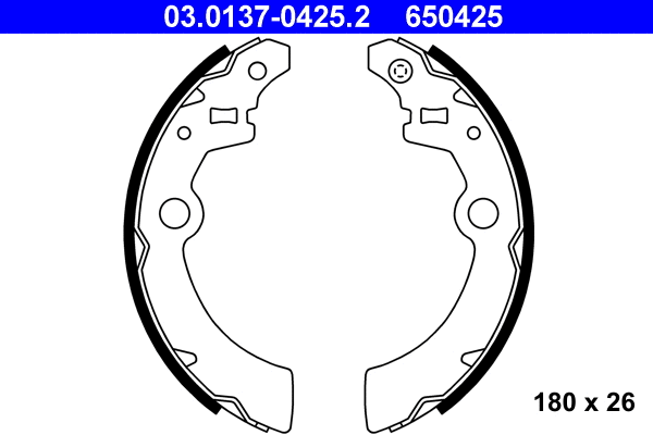 Brake Shoe Set (03.0137-0425.2)