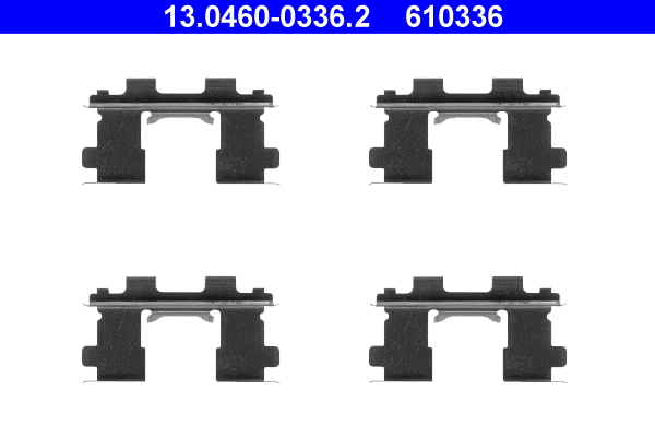 Accessory Kit, disc brake pad (13.0460-0336.2)
