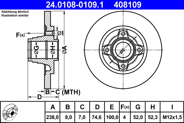 Brake Disc (24.0108-0109.1)