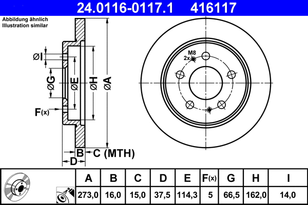 Brake Disc (24.0116-0117.1)