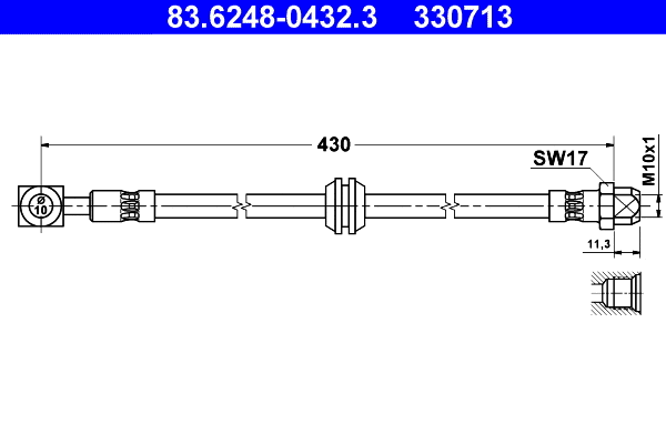 Brake Hose (83.6248-0432.3)