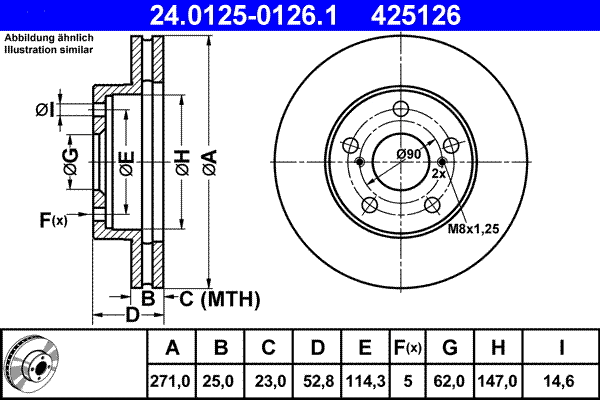 Brake Disc (24.0125-0126.1)