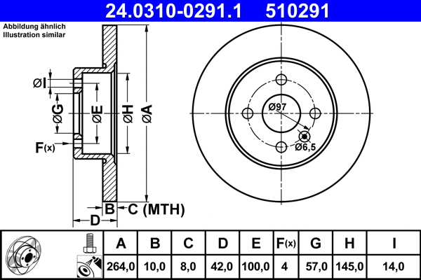 Brake Disc (24.0310-0291.1)
