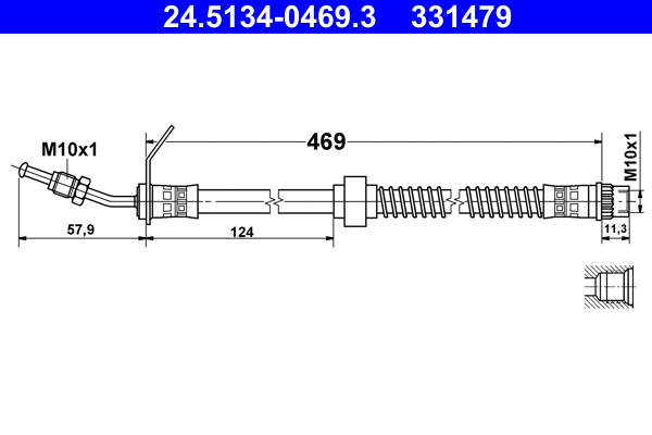 Brake Hose (24.5134-0469.3)
