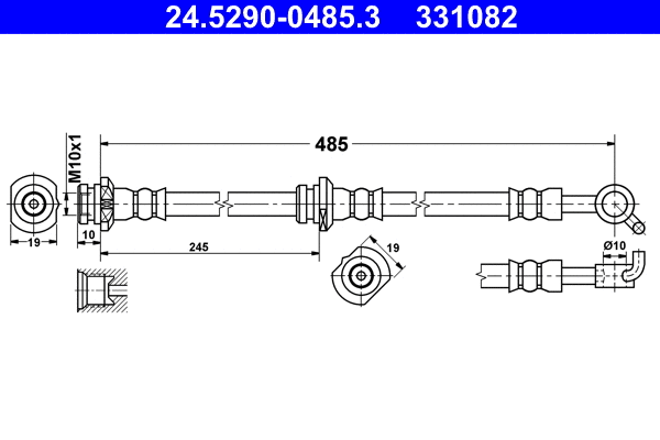 Brake Hose (24.5290-0485.3)