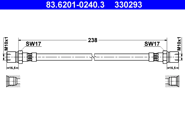 Brake Hose (83.6201-0240.3)
