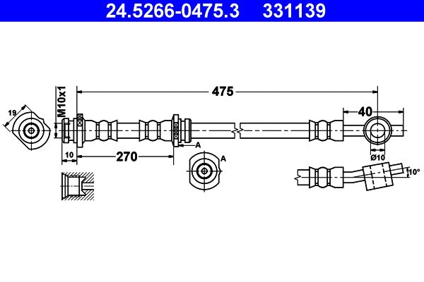 Brake Hose (24.5266-0475.3)