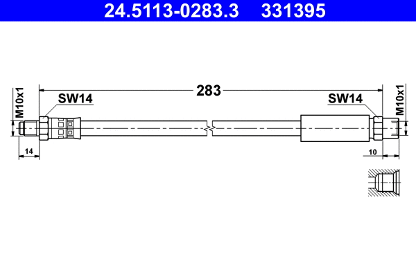 Brake Hose (24.5113-0283.3)