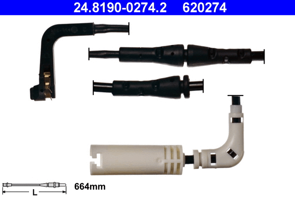 Warning Contact, brake pad wear (24.8190-0274.2)