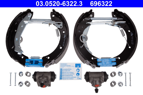 Brake Shoe Set (03.0520-6322.3)