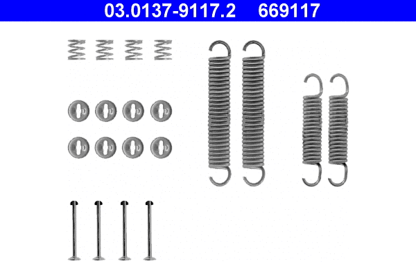 Accessory Kit, brake shoes (03.0137-9117.2)