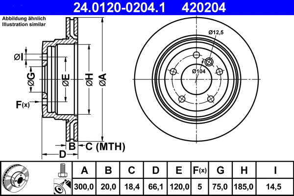 Brake Disc (24.0120-0204.1)