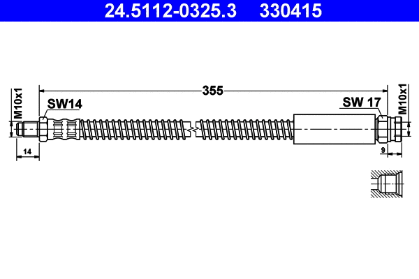 Brake Hose (24.5112-0325.3)
