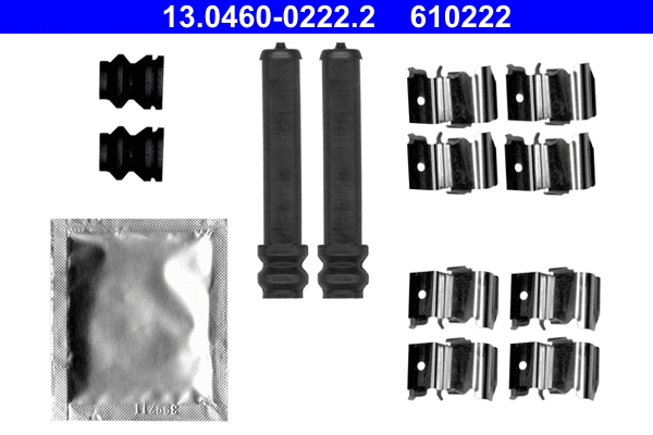 Accessory Kit, disc brake pad (13.0460-0222.2)
