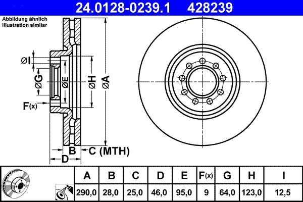 Brake Disc (24.0128-0239.1)