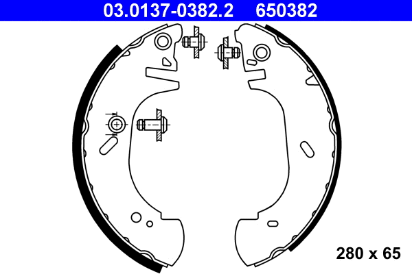 Brake Shoe Set (03.0137-0382.2)