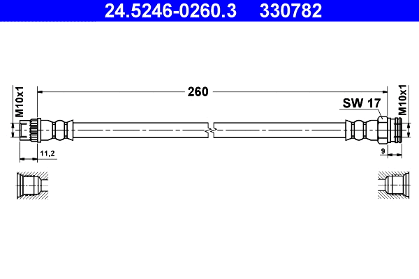 Brake Hose (24.5246-0260.3)