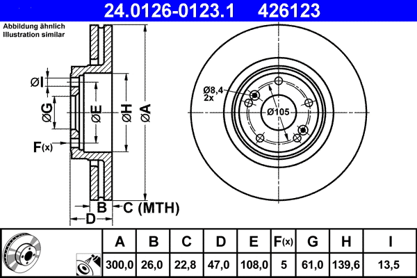 Brake Disc (24.0126-0123.1)
