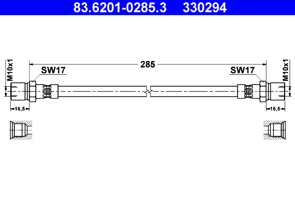 Brake Hose (83.6201-0285.3)