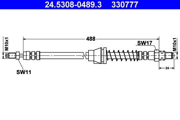 Brake Hose (24.5308-0489.3)