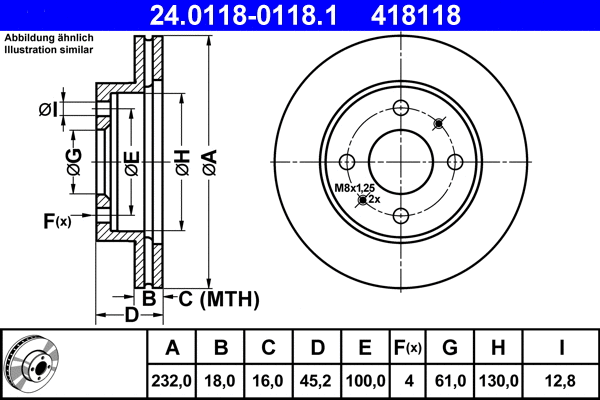 Brake Disc (24.0118-0118.1)