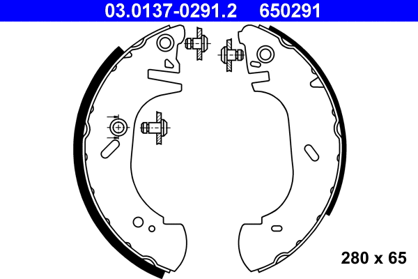 Brake Shoe Set (03.0137-0291.2)