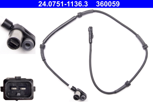 Sensor, wheel speed (24.0751-1136.3)