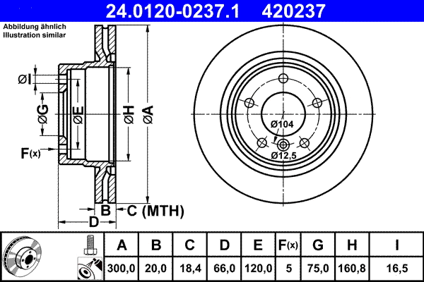 Brake Disc (24.0120-0237.1)