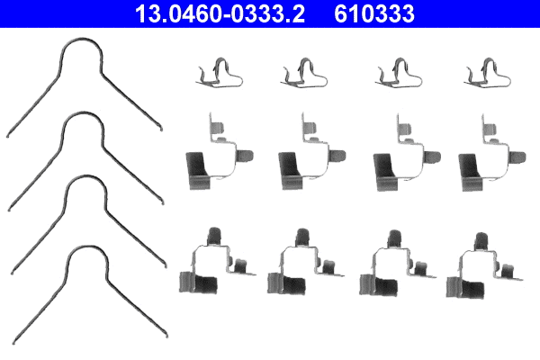 Accessory Kit, disc brake pad (13.0460-0333.2)