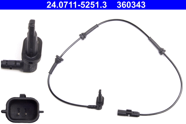 Sensor, wheel speed (24.0711-5251.3)
