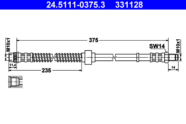 Brake Hose (24.5111-0375.3)