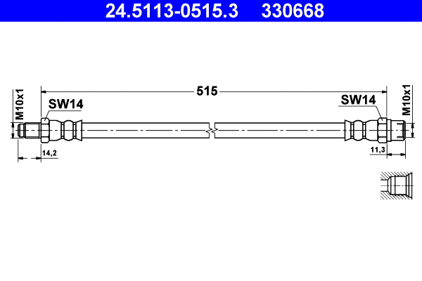 Brake Hose (24.5113-0515.3)