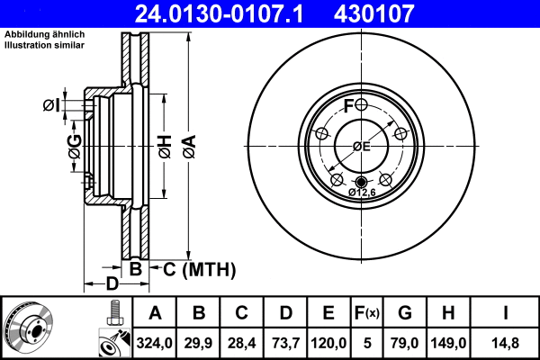 Brake Disc (24.0130-0107.1)