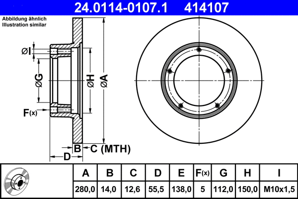 Brake Disc (24.0114-0107.1)