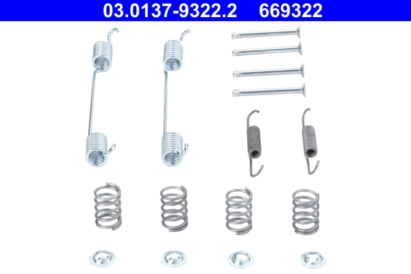 Accessory Kit, brake shoes