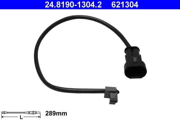 Warning Contact, brake pad wear (24.8190-1304.2)