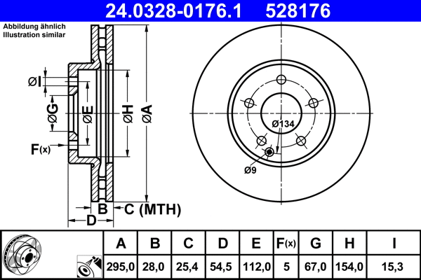 Brake Disc (24.0328-0176.1)