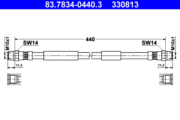 Brake Hose (83.7834-0440.3)