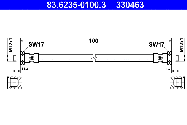 Brake Hose (83.6235-0100.3)