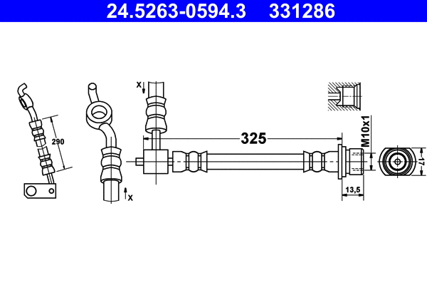 Brake Hose (24.5263-0594.3)