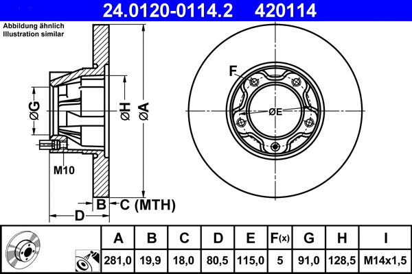 Brake Disc (24.0120-0114.2)