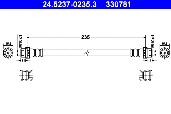Brake Hose (24.5237-0235.3)