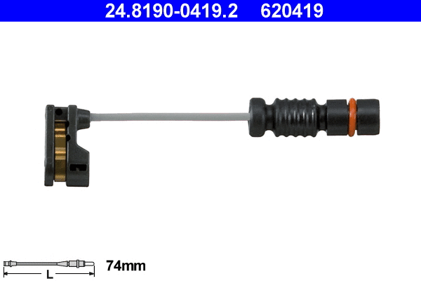Warning Contact, brake pad wear (24.8190-0419.2)