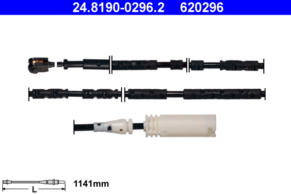 Warning Contact, brake pad wear (24.8190-0296.2)